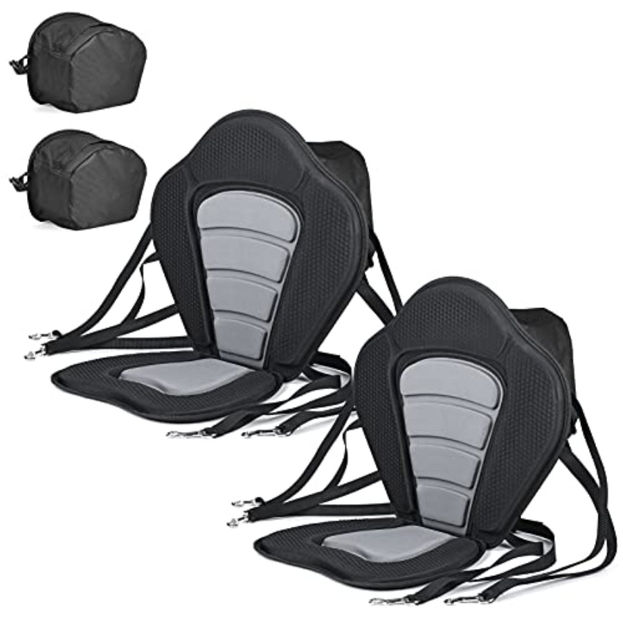 Deluxe Padded Kayak Seat with  - Fishing Kayak Storage Bag recensione e prezzo