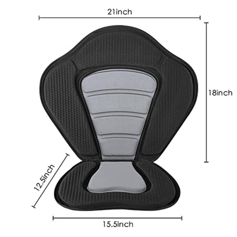 Deluxe Padded Kayak Seat with  - Fishing Kayak Storage Bag recensione e prezzo