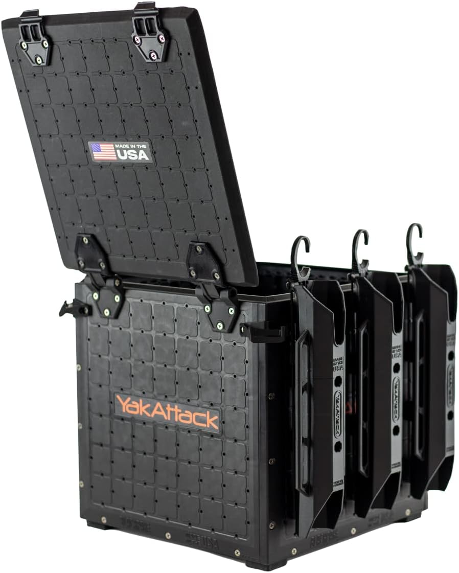 Fishing Crate with 3 Rod Holde - Fishing Kayak Crate recensione e prezzo