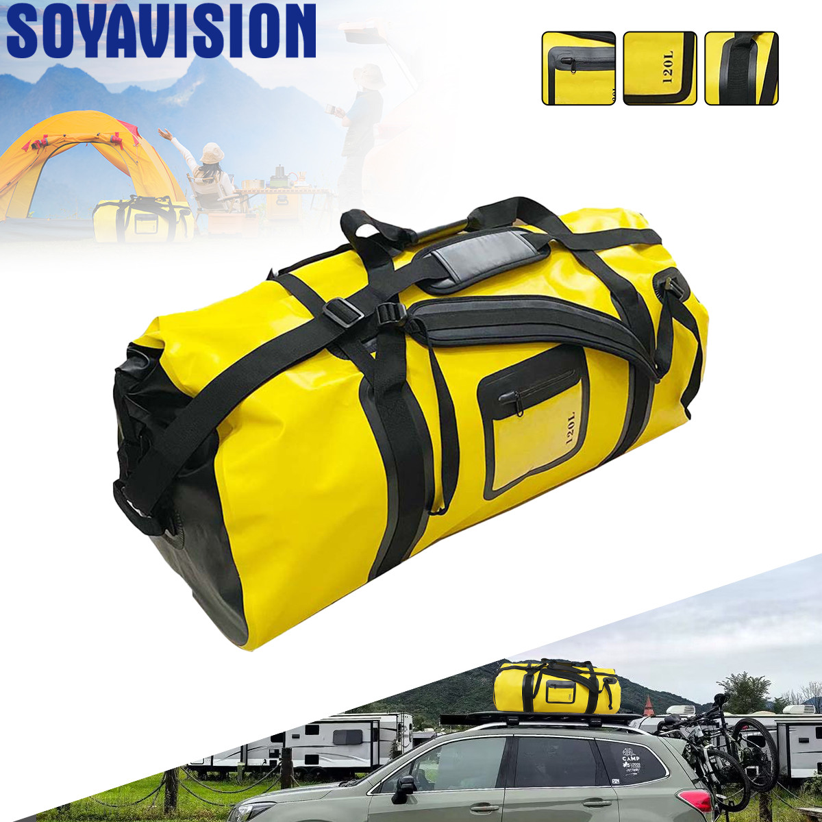40L/66L/120L Waterproof Duffle - Fishing Kayak Crate recensione e prezzo