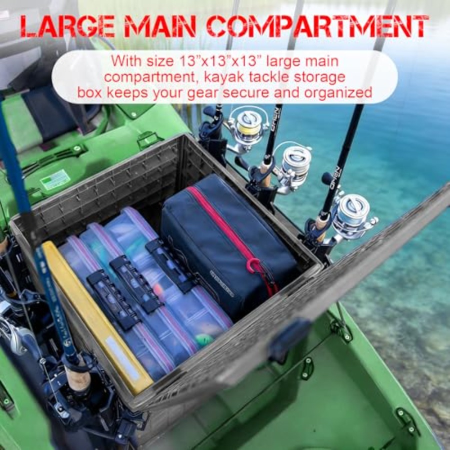 Kayak Fishing Crate with 4 Rod - Fishing Kayak Crate recensione e prezzo