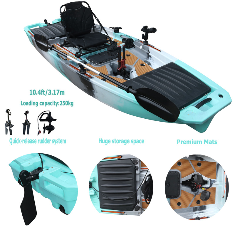 10FT Single Seat LLDPE Sit On  - Fishing Kayak Sit In recensione e prezzo