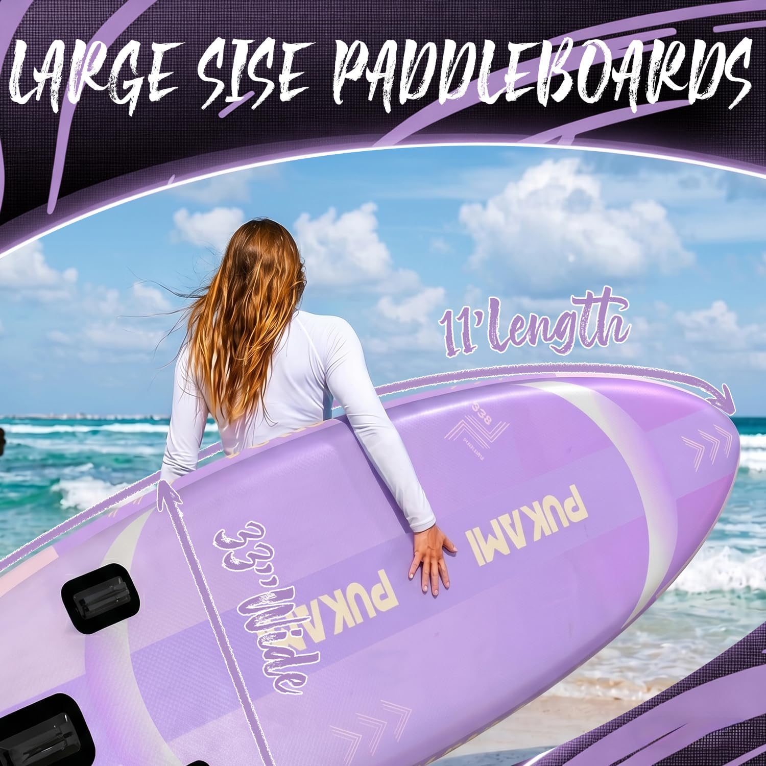 Extra Wide Inflatable Stand Up - Fishing Kayak Paddle recensione e prezzo