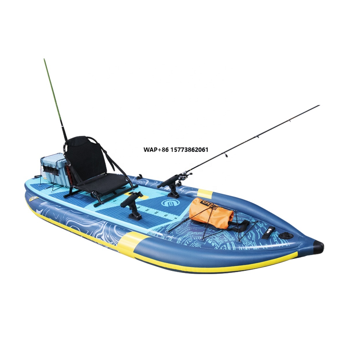 Three Air Chamber Inflatable F - Fishing Kayak Rod Holder recensione e prezzo